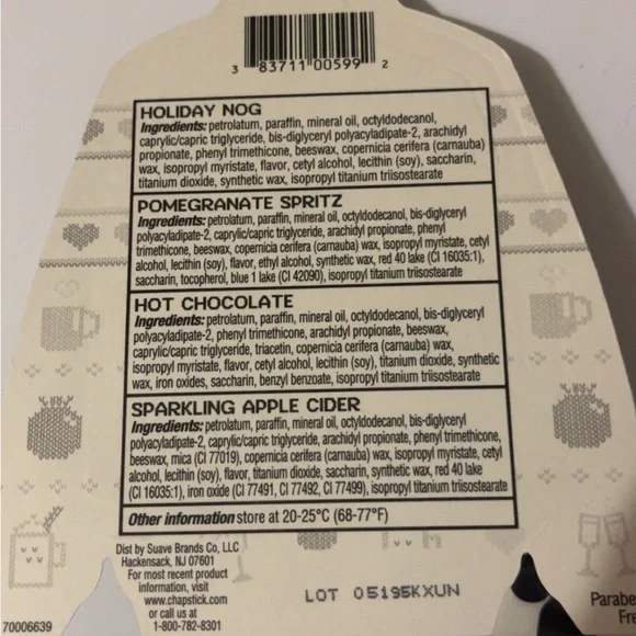 Chapstick Sips & Snuggles Lip Balm 4 pack - Picture 4 of 5